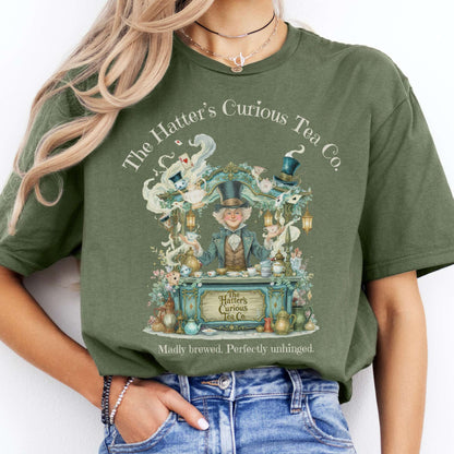 T-Shirts The Hatter's Curious Tea Co. T-Shirt The Mystic Eden