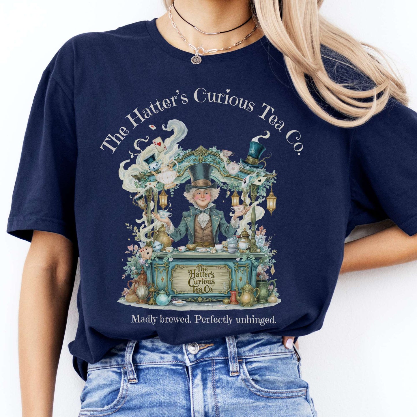 T-Shirts The Hatter's Curious Tea Co. T-Shirt The Mystic Eden