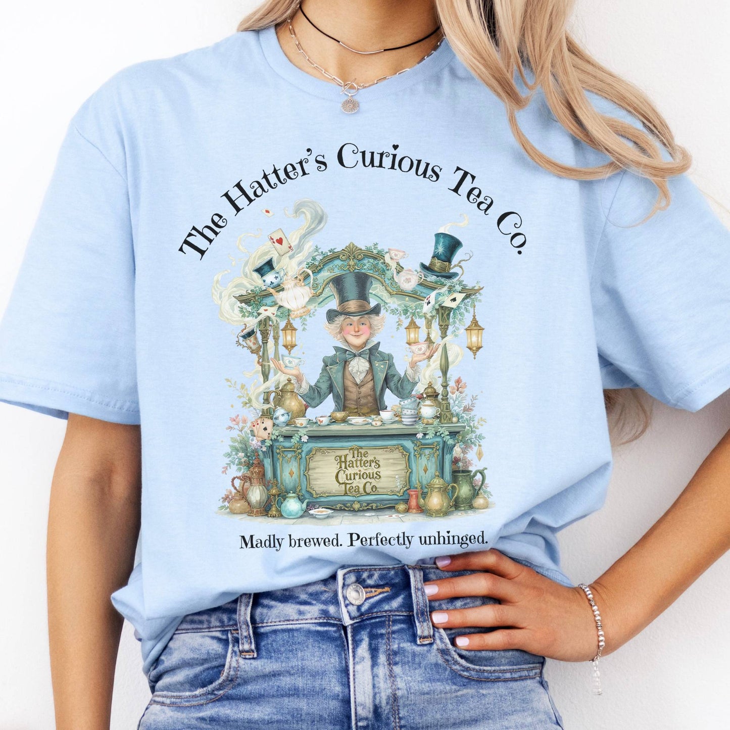T-Shirts The Hatter's Curious Tea Co. T-Shirt The Mystic Eden