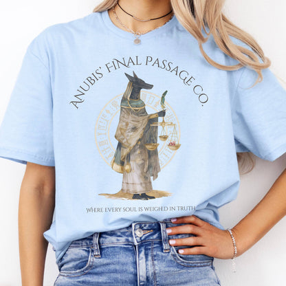 T-Shirts Anubis' Final Passage Co Egyptian Mythology T-Shirt The Mystic Eden