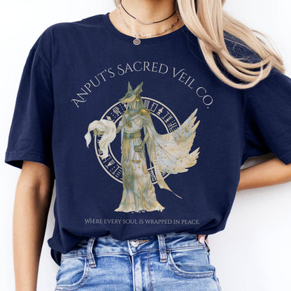 T-Shirts Anput's Sacred Veil Co Egyptian Mythology T-Shirt The Mystic Eden