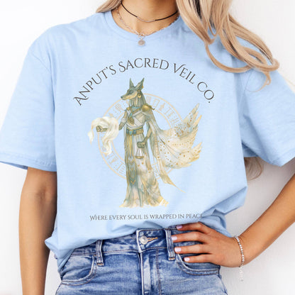T-Shirts Anput's Sacred Veil Co Egyptian Mythology T-Shirt The Mystic Eden