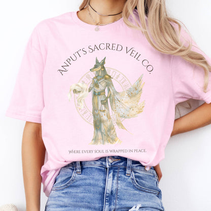 T-Shirts Anput's Sacred Veil Co Egyptian Mythology T-Shirt The Mystic Eden
