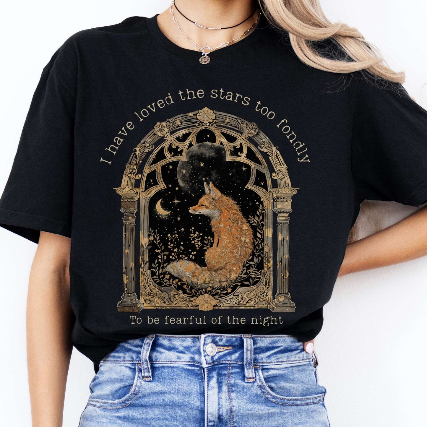 T-Shirts I Have Loved the Stars Too Fondly Sarah Williams Poetry T-Shirt The Mystic Eden