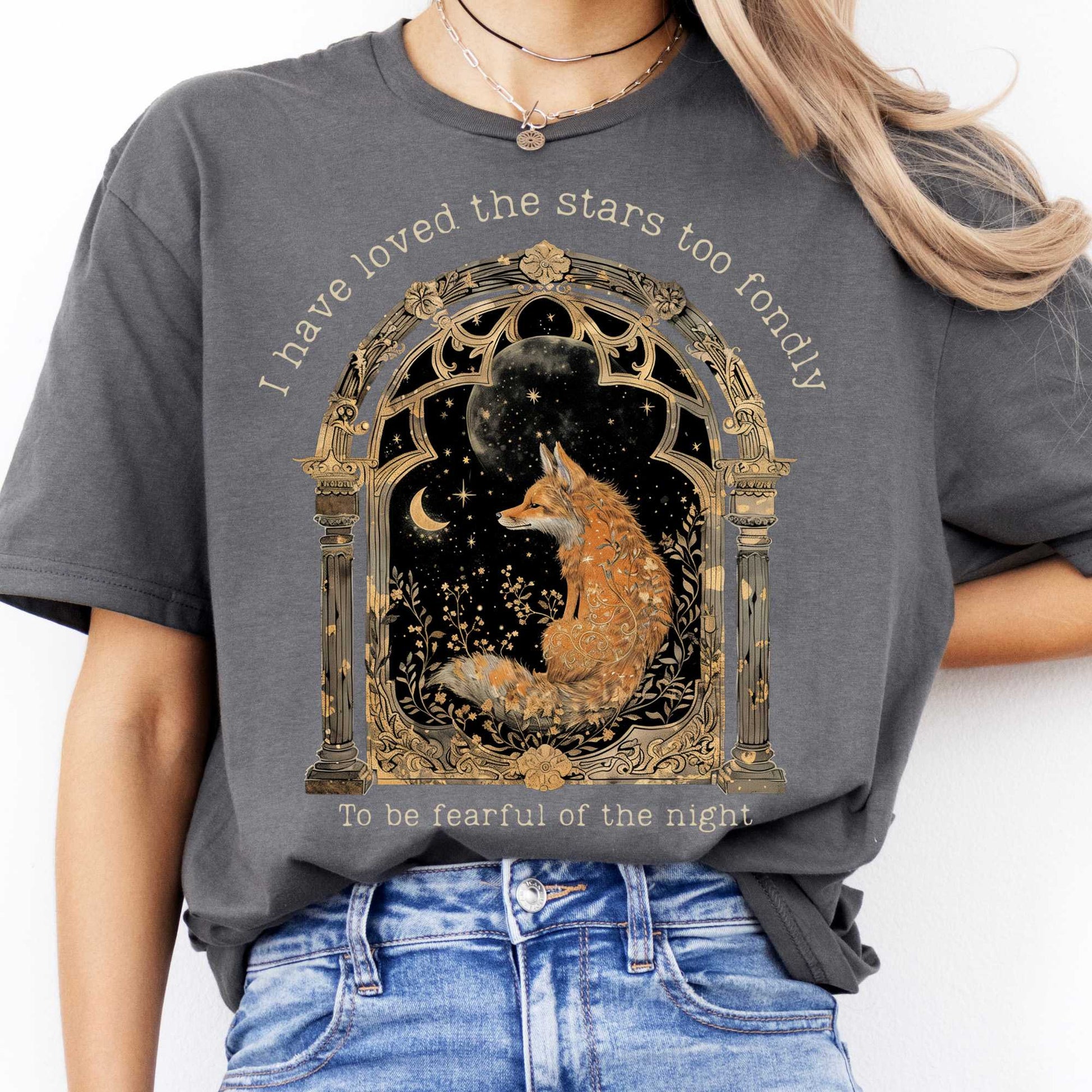 T-Shirts I Have Loved the Stars Too Fondly Sarah Williams Poetry T-Shirt The Mystic Eden