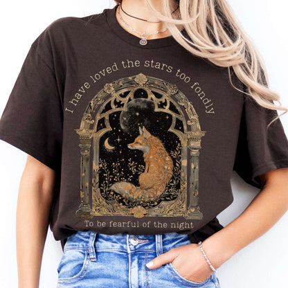 T-Shirts I Have Loved the Stars Too Fondly Sarah Williams Poetry T-Shirt The Mystic Eden