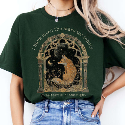 T-Shirts I Have Loved the Stars Too Fondly Sarah Williams Poetry T-Shirt The Mystic Eden