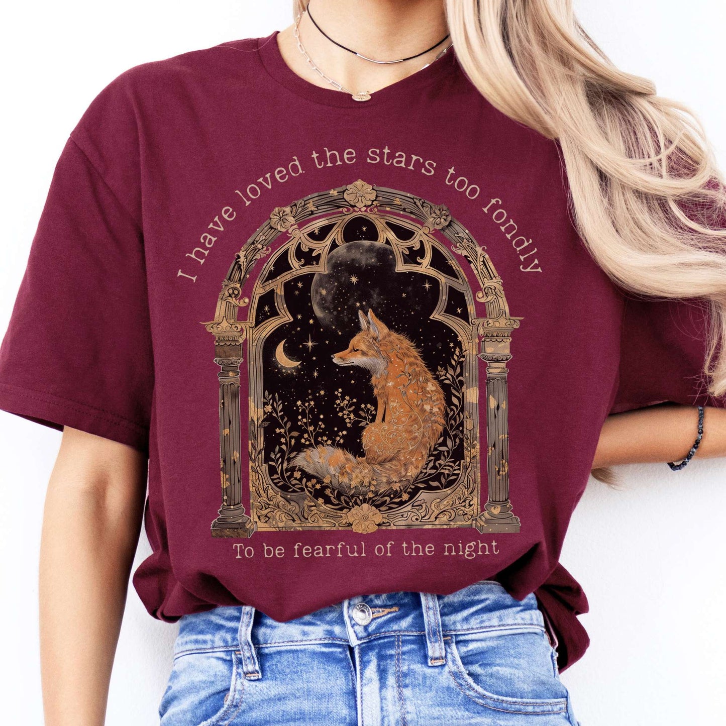 T-Shirts I Have Loved the Stars Too Fondly Sarah Williams Poetry T-Shirt The Mystic Eden