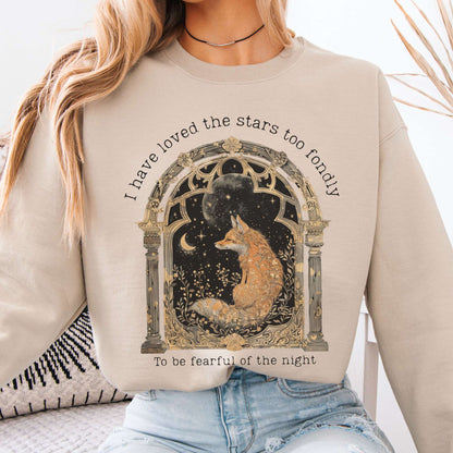 Sweatshirt I Have Loved the Stars Too Fondly Sarah Williams Poetry Sweatshirt The Mystic Eden