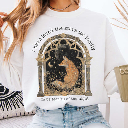 Sweatshirt I Have Loved the Stars Too Fondly Sarah Williams Poetry Sweatshirt The Mystic Eden