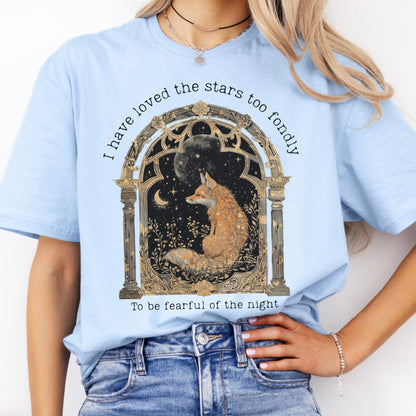 T-Shirts I Have Loved the Stars Too Fondly Sarah Williams Poetry T-Shirt The Mystic Eden