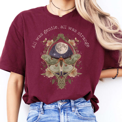 T-Shirts All Was Gentle All Was Strange Poe Inspired T-Shirt The Mystic Eden