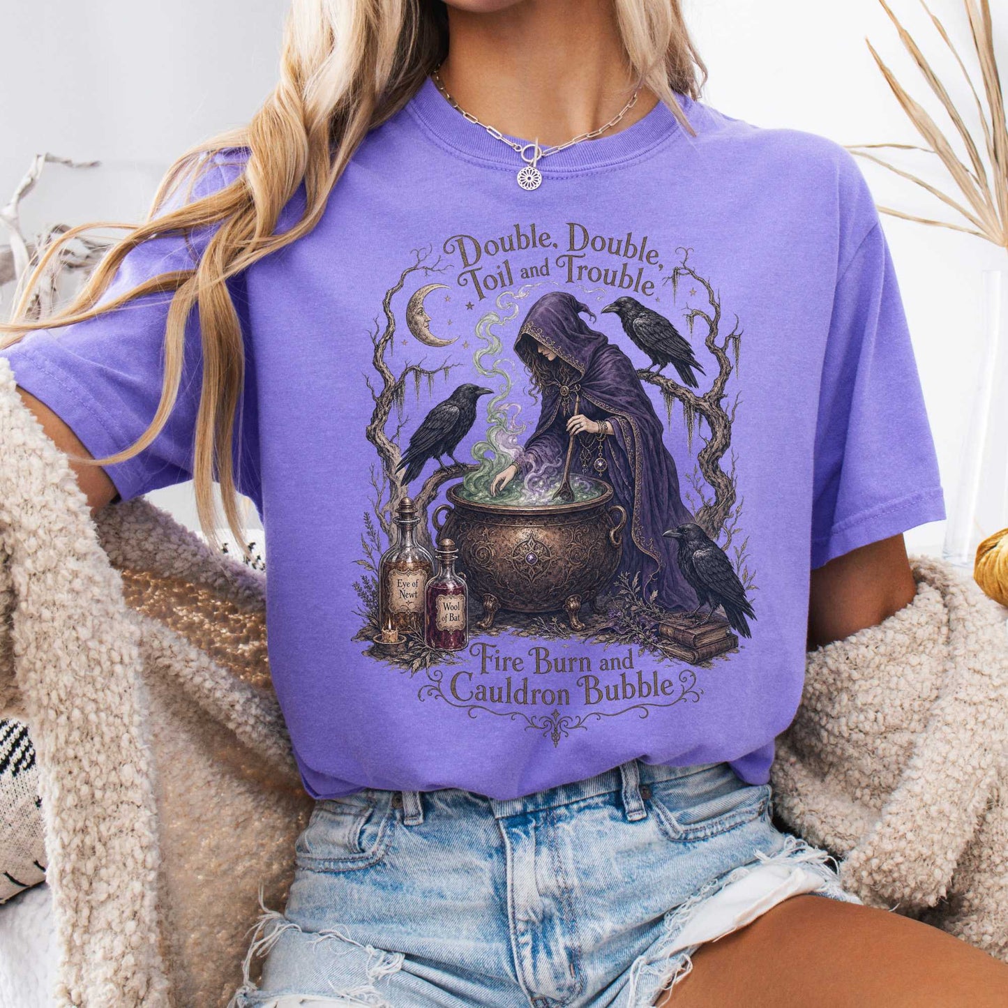 T-Shirt Violet / S Design 336 T-Shirt The Mystic Eden