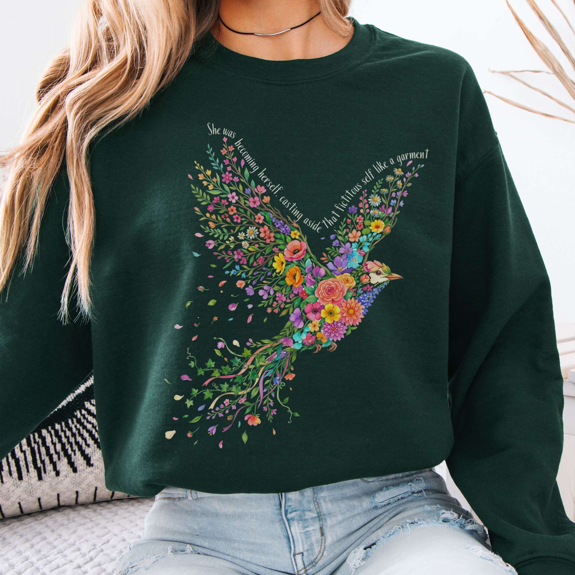 Sweatshirt Forest Green / S Design 290 Crewneck Sweatshirt The Mystic Eden