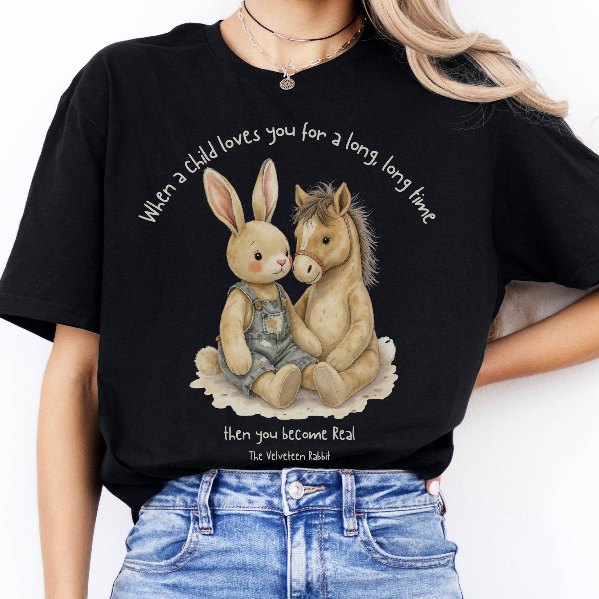 T-Shirt You Become Real The Velveteen Rabbit T-Shirt The Mystic Eden