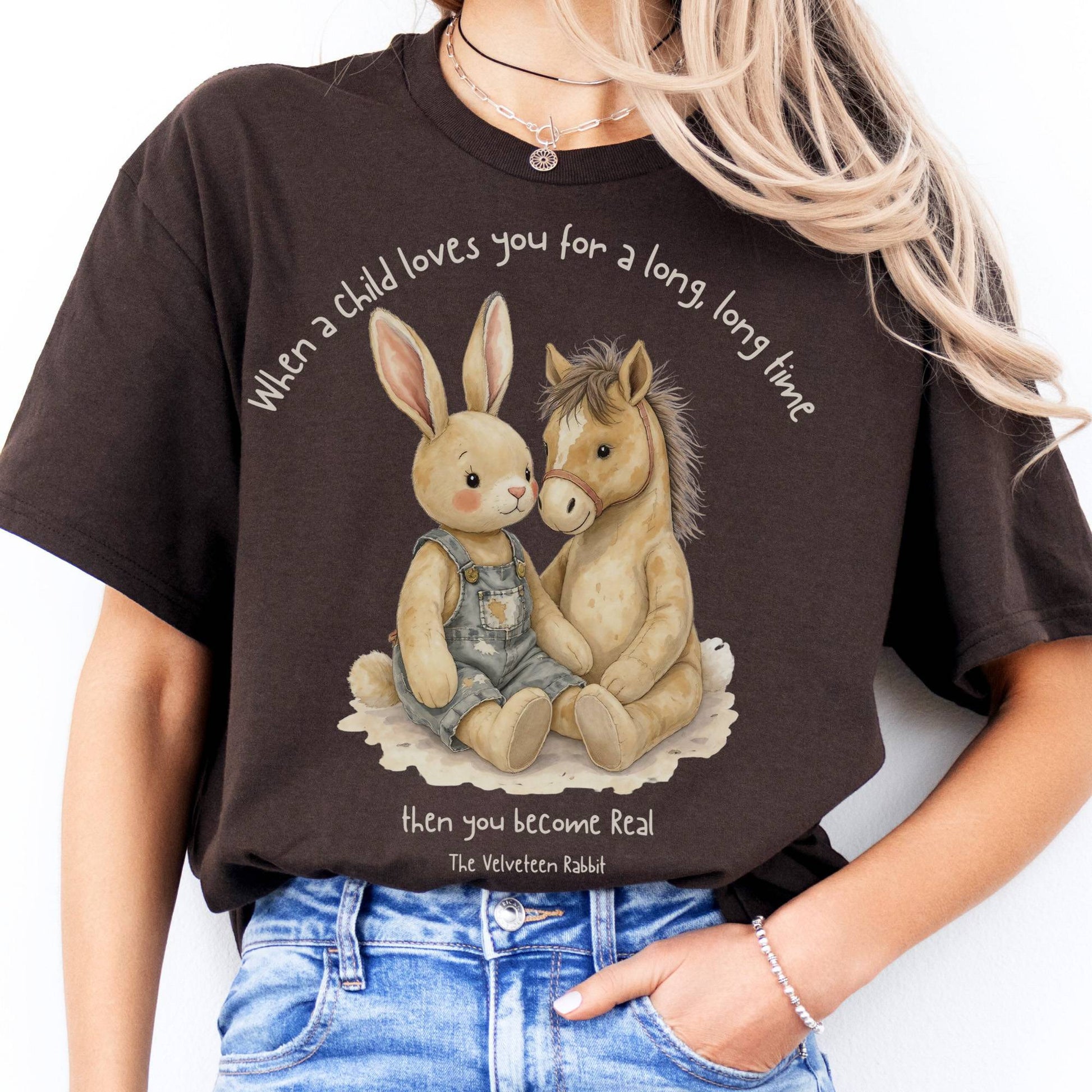 T-Shirt You Become Real The Velveteen Rabbit T-Shirt The Mystic Eden