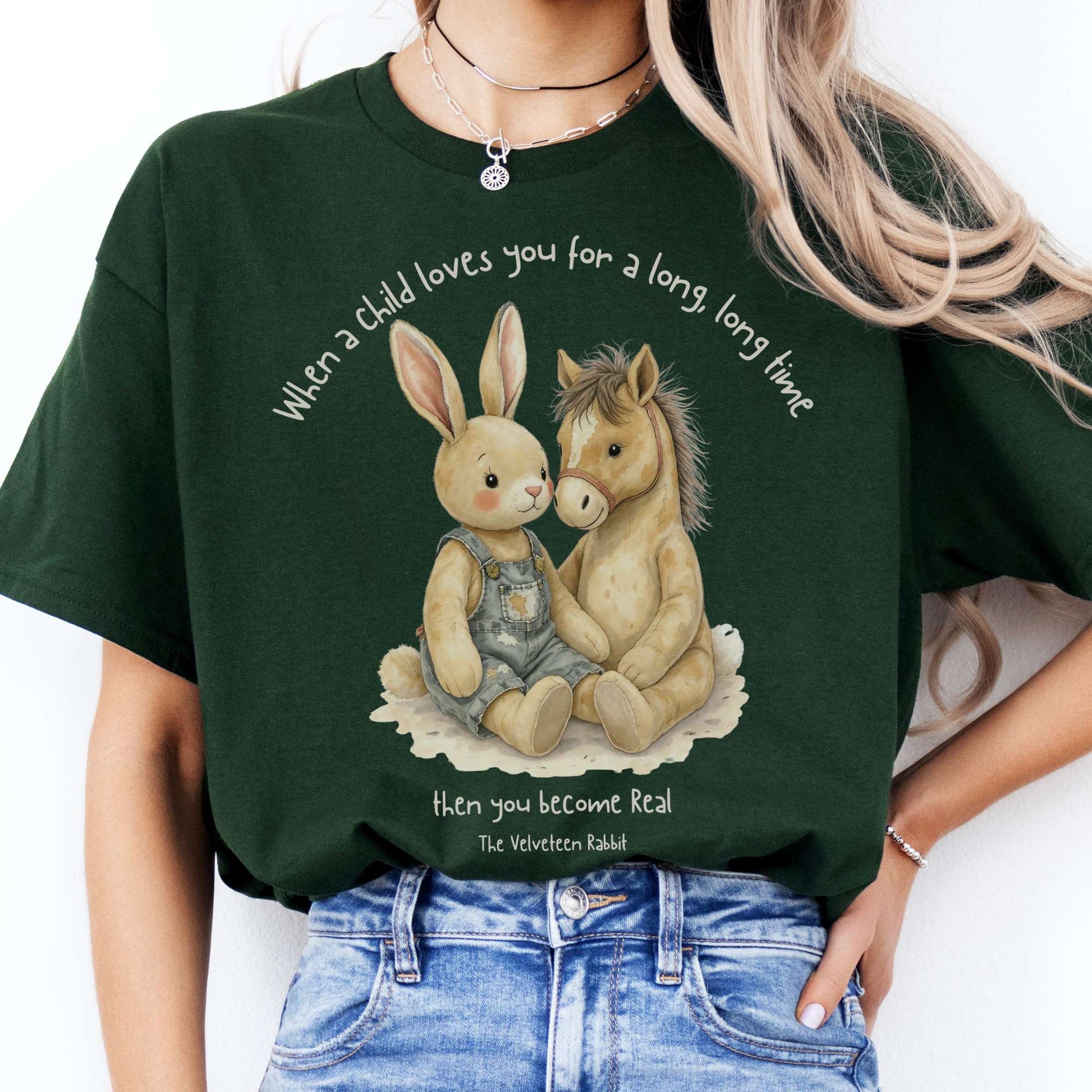 T-Shirt You Become Real The Velveteen Rabbit T-Shirt The Mystic Eden