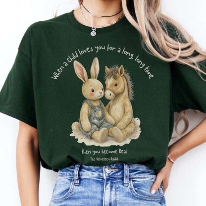 T-Shirt You Become Real The Velveteen Rabbit T-Shirt The Mystic Eden