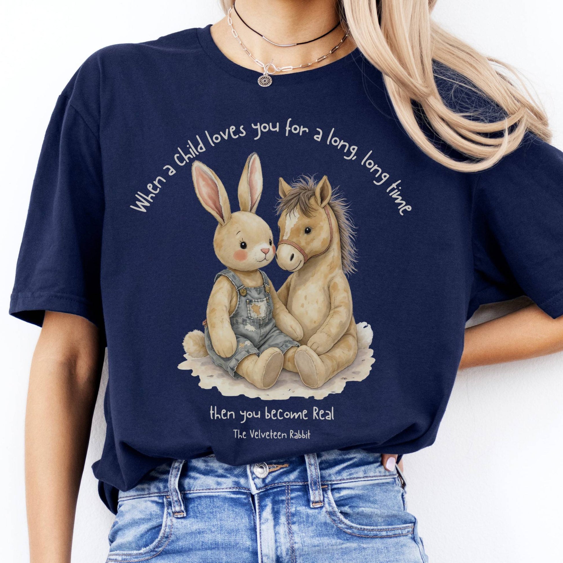 T-Shirt You Become Real The Velveteen Rabbit T-Shirt The Mystic Eden