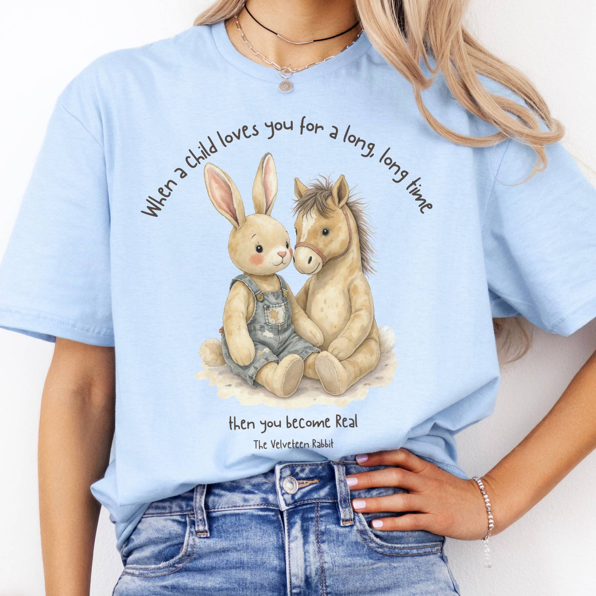 T-Shirt You Become Real The Velveteen Rabbit T-Shirt The Mystic Eden