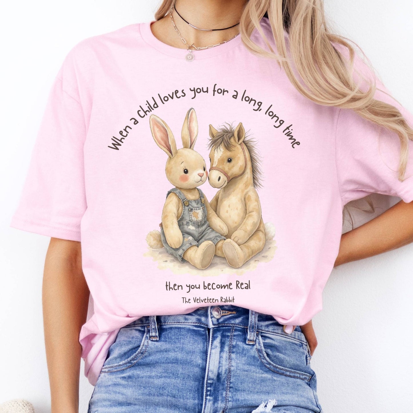 T-Shirt You Become Real The Velveteen Rabbit T-Shirt The Mystic Eden