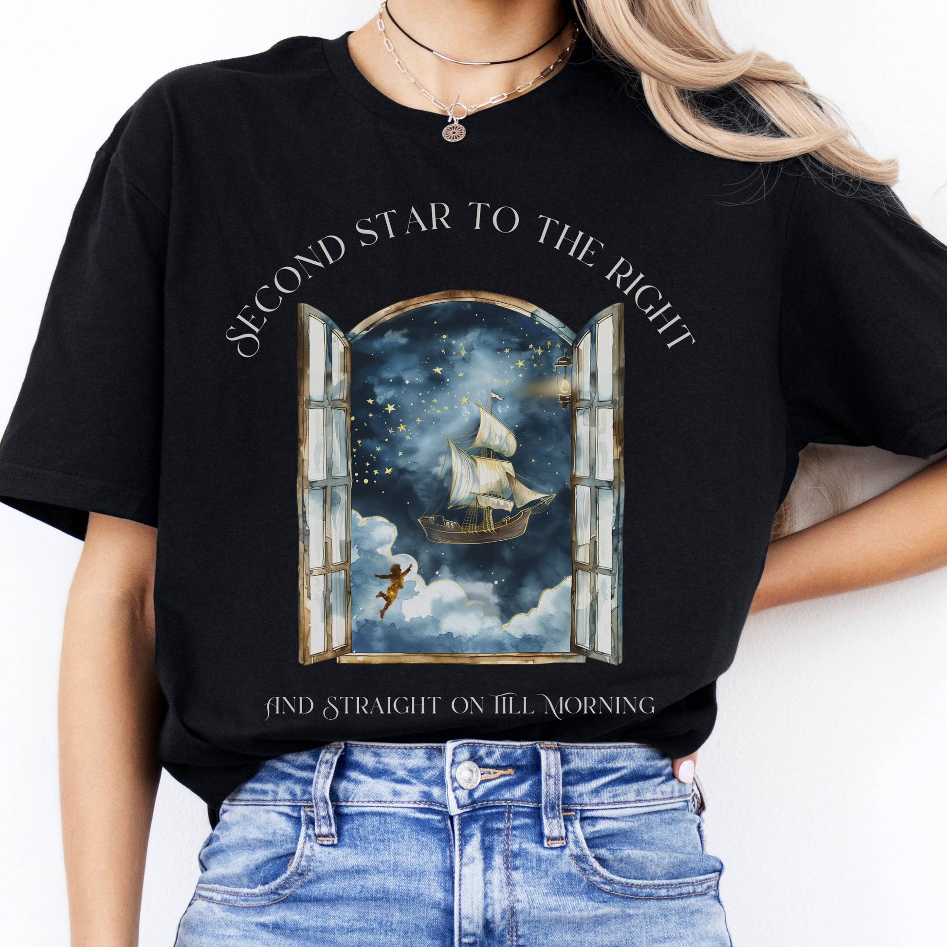 T-Shirts Second Star to the Right Peter Pan T-Shirt The Mystic Eden
