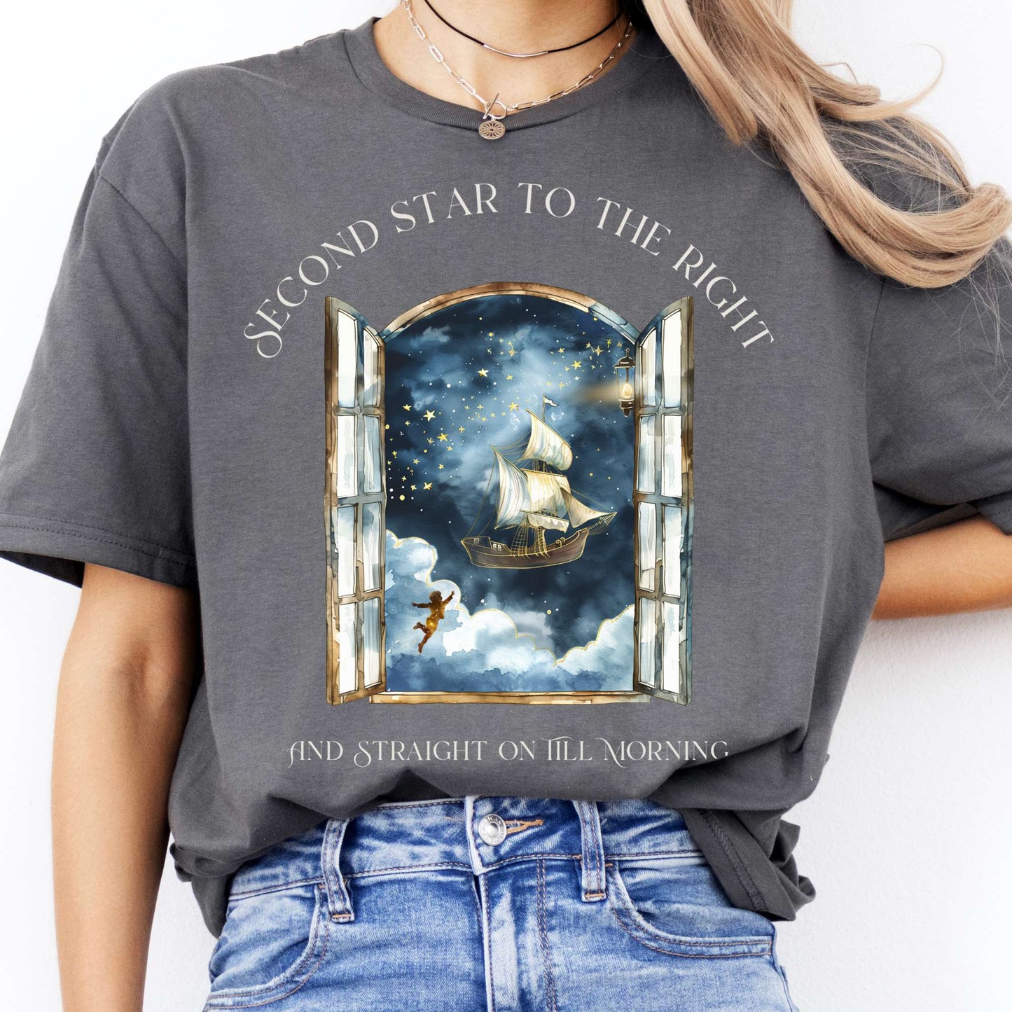 T-Shirts Second Star to the Right Peter Pan T-Shirt The Mystic Eden