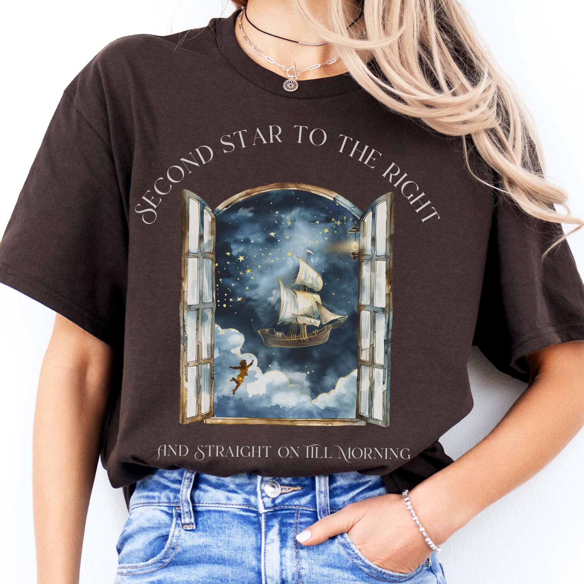 T-Shirts Second Star to the Right Peter Pan T-Shirt The Mystic Eden