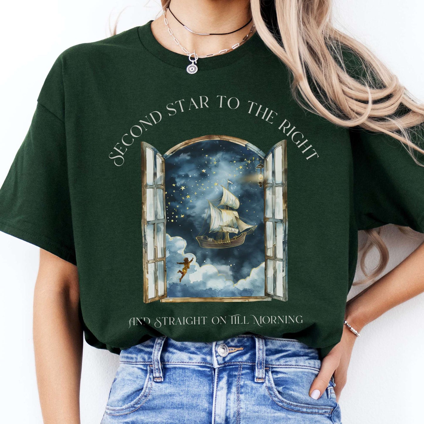 T-Shirts Second Star to the Right Peter Pan T-Shirt The Mystic Eden