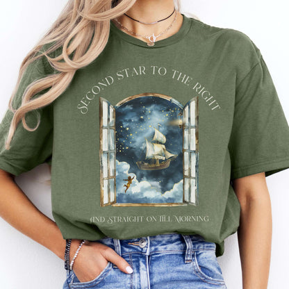 T-Shirts Second Star to the Right Peter Pan T-Shirt The Mystic Eden