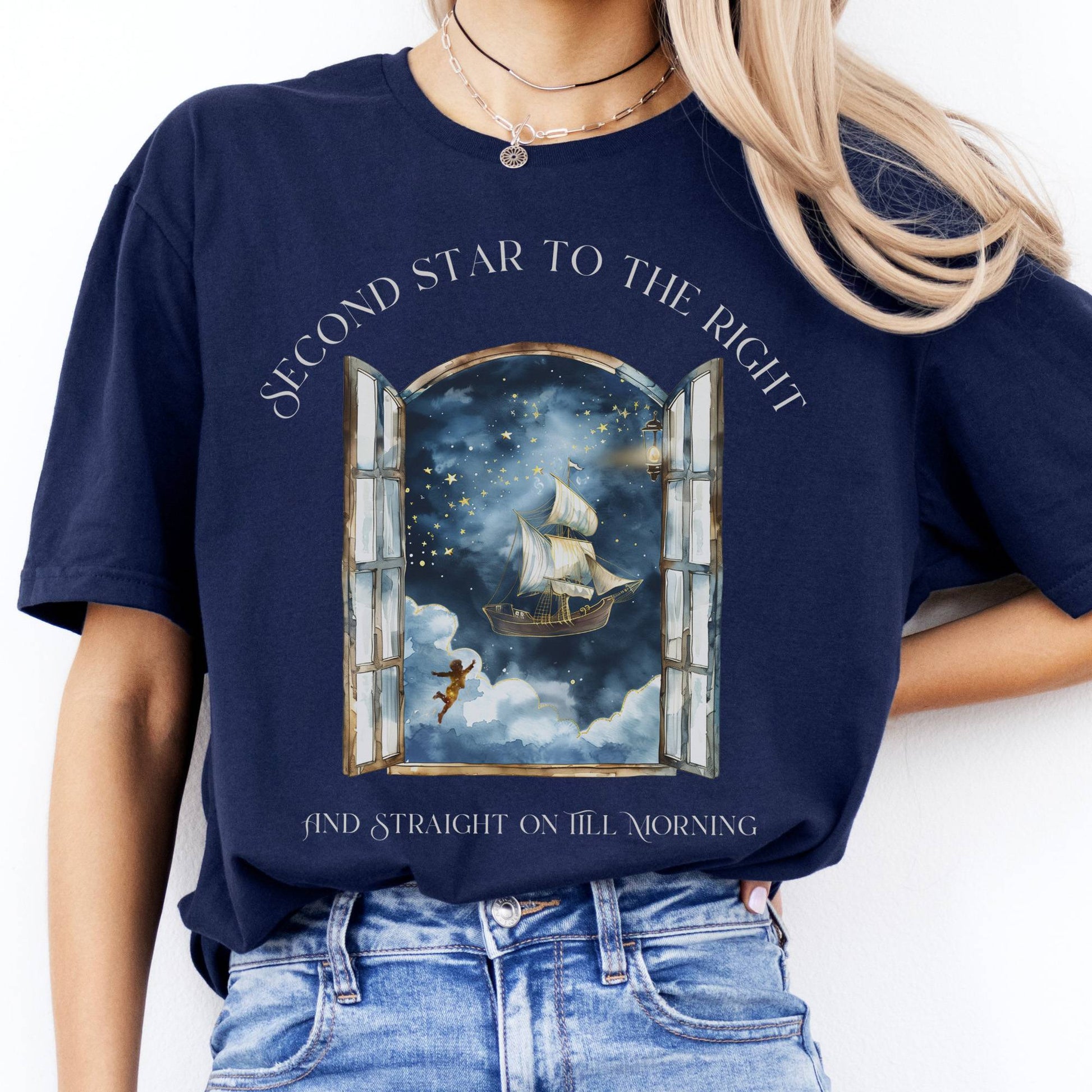 T-Shirts Second Star to the Right Peter Pan T-Shirt The Mystic Eden
