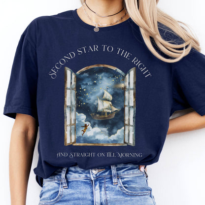 T-Shirts Second Star to the Right Peter Pan T-Shirt The Mystic Eden