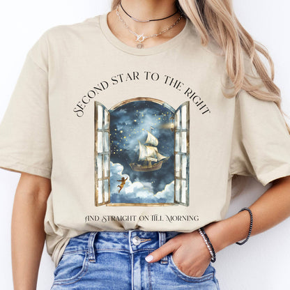 T-Shirts Second Star to the Right Peter Pan T-Shirt The Mystic Eden