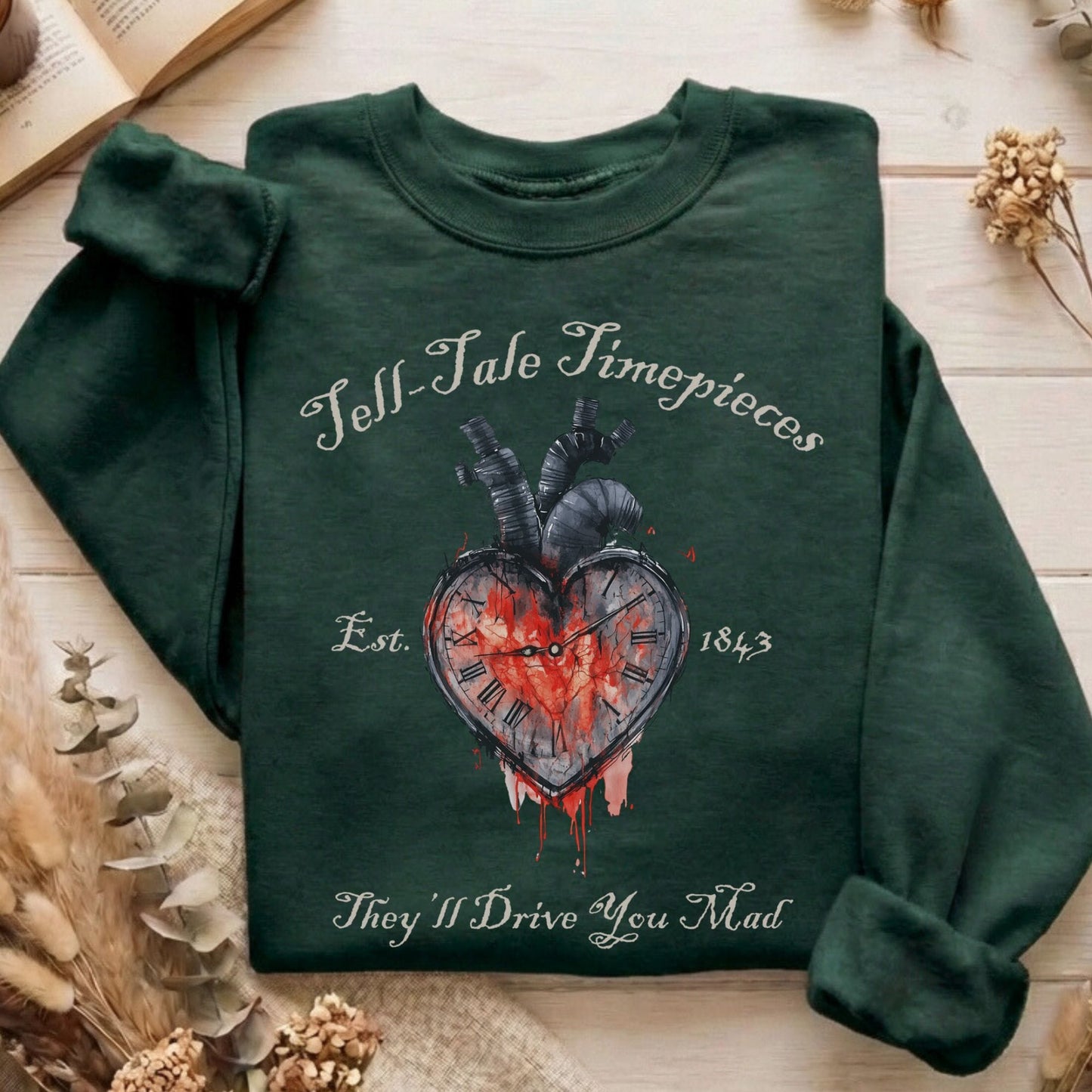 Sweatshirt Forest Green / S Design 97 Sweatshirt The Mystic Eden