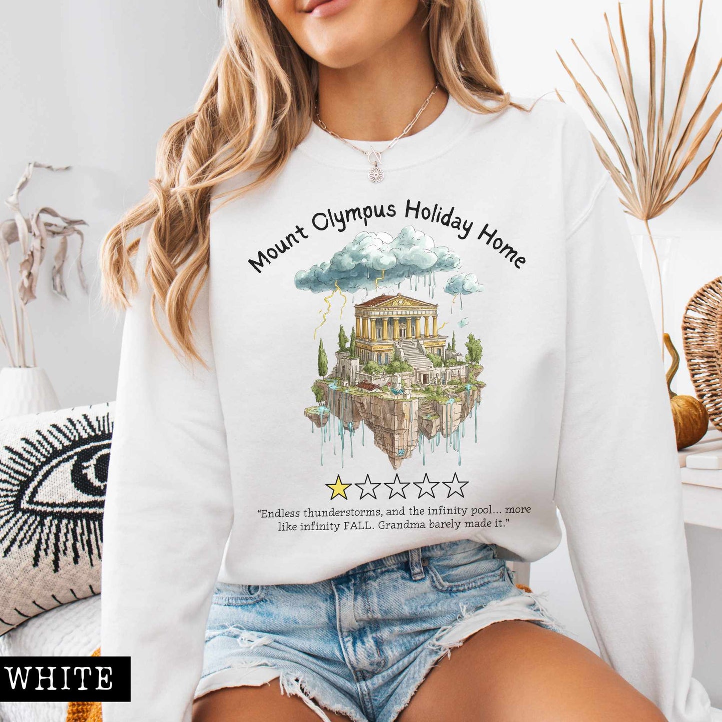 Mount Olympus Holiday Home Sweatshirt