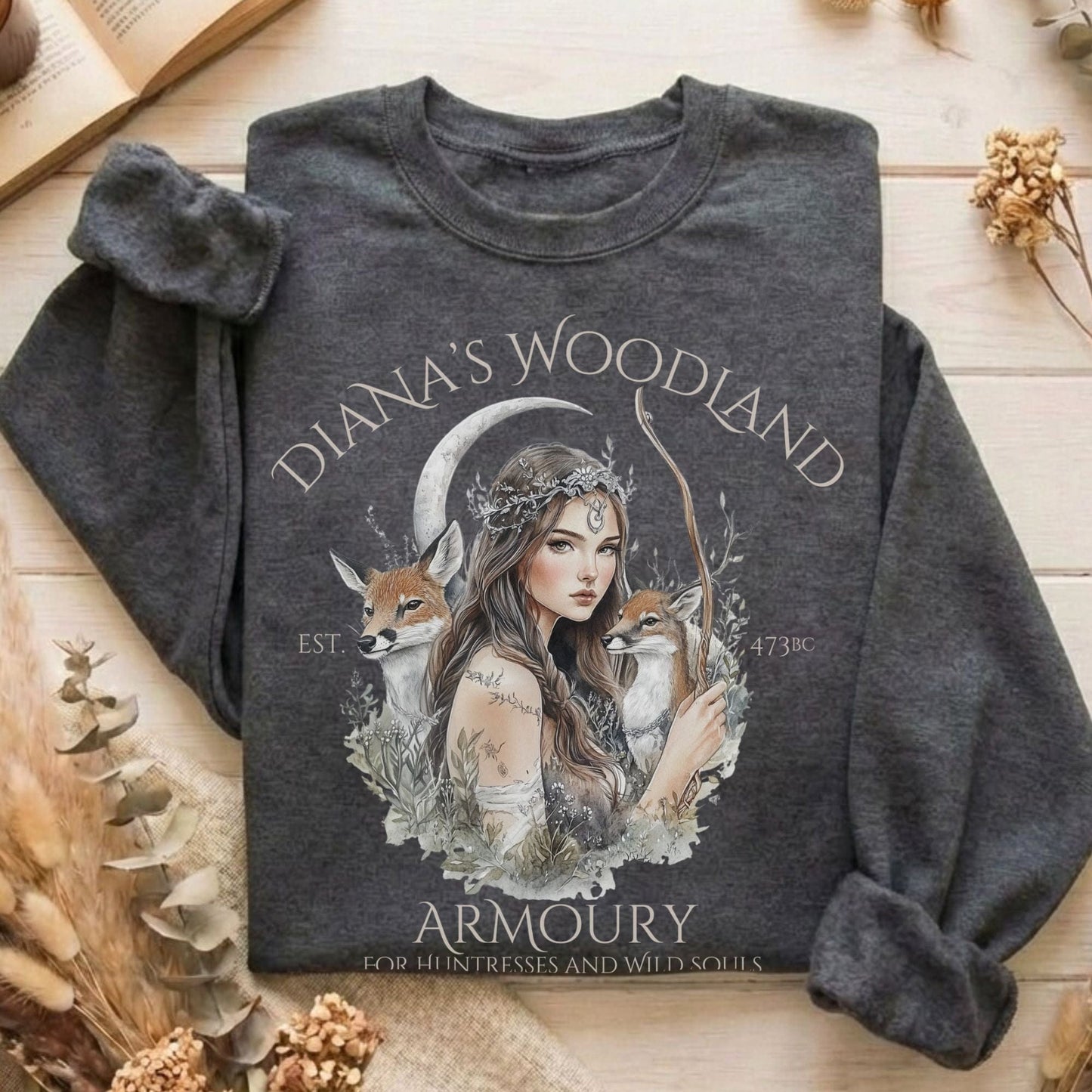 Sweatshirt Dark Heather / S Design 99 Sweatshirt The Mystic Eden