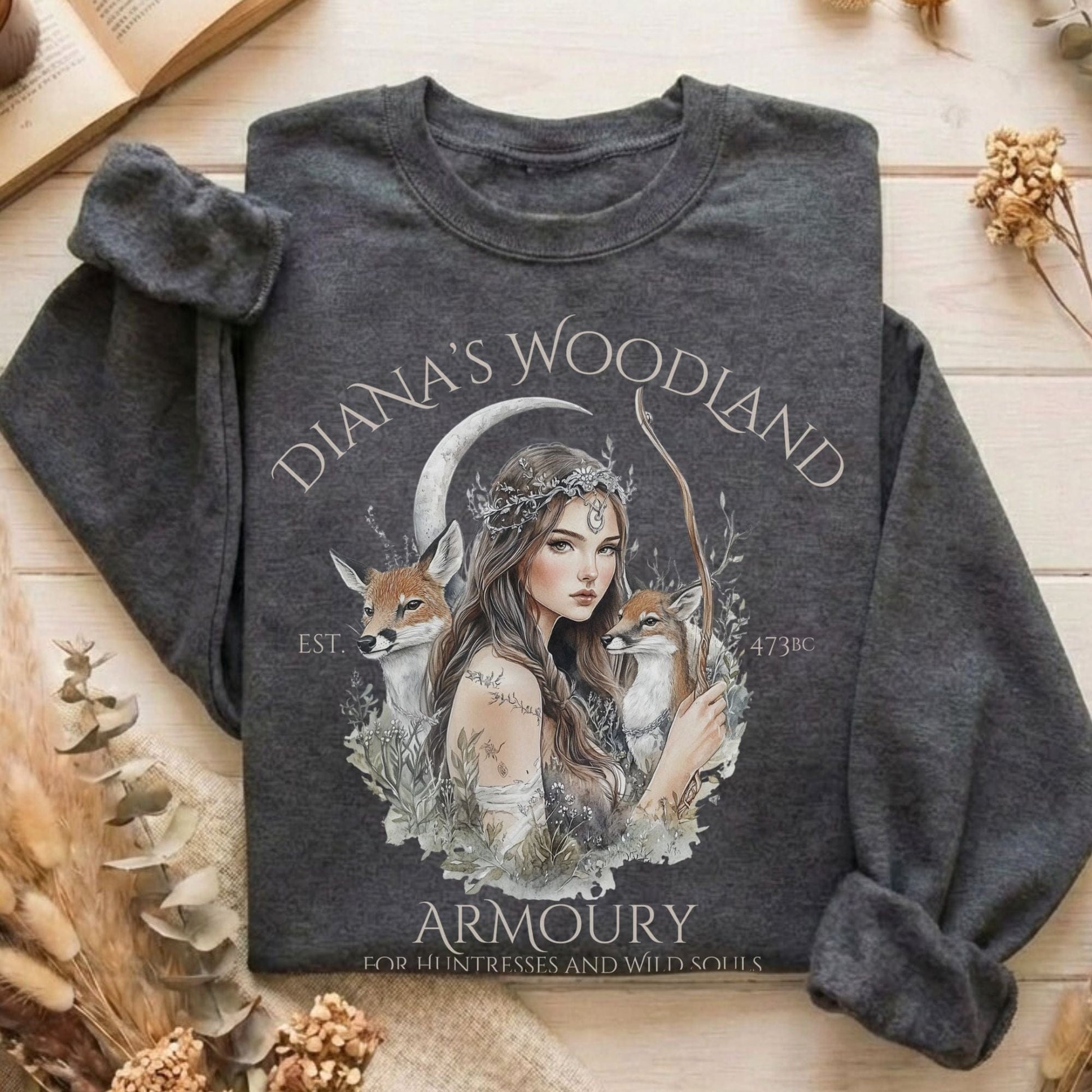 Sweatshirt Dark Heather / S Design 99 Sweatshirt The Mystic Eden