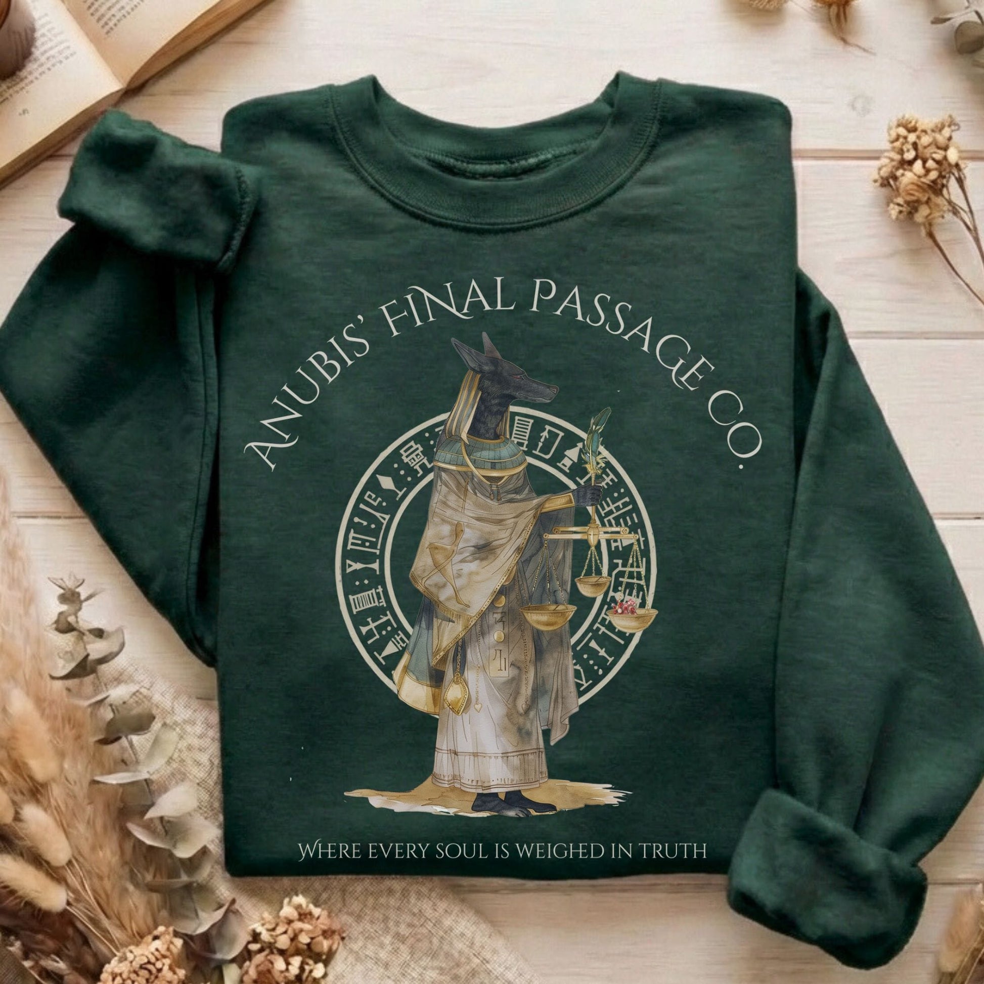 Sweatshirt Forest Green / S Design 261 Crewneck Sweatshirt The Mystic Eden