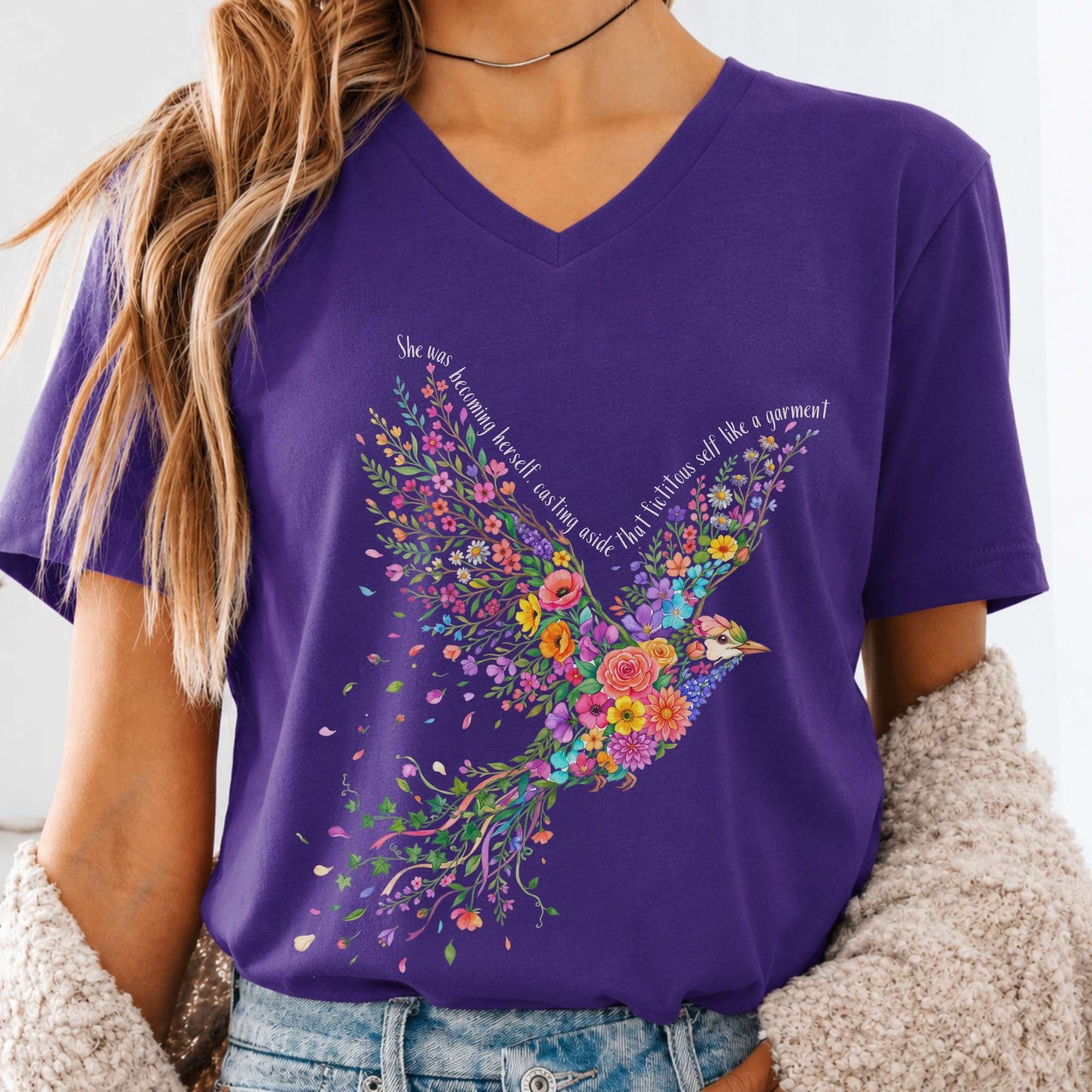 She Was Becoming Herself Kate Chopin V-Neck