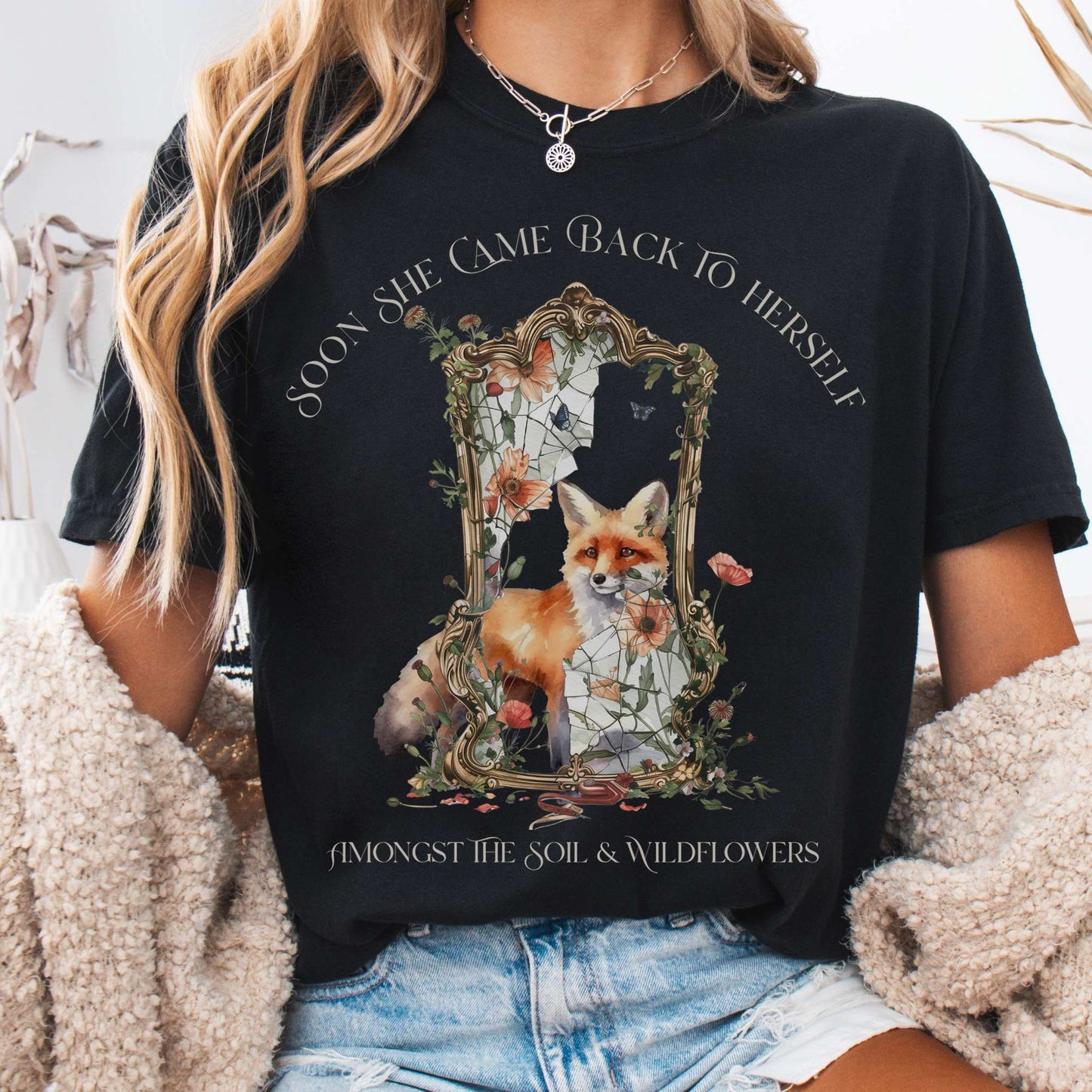 T-Shirt Black / S Soon She Came Back to Herself T-Shirt The Mystic Eden