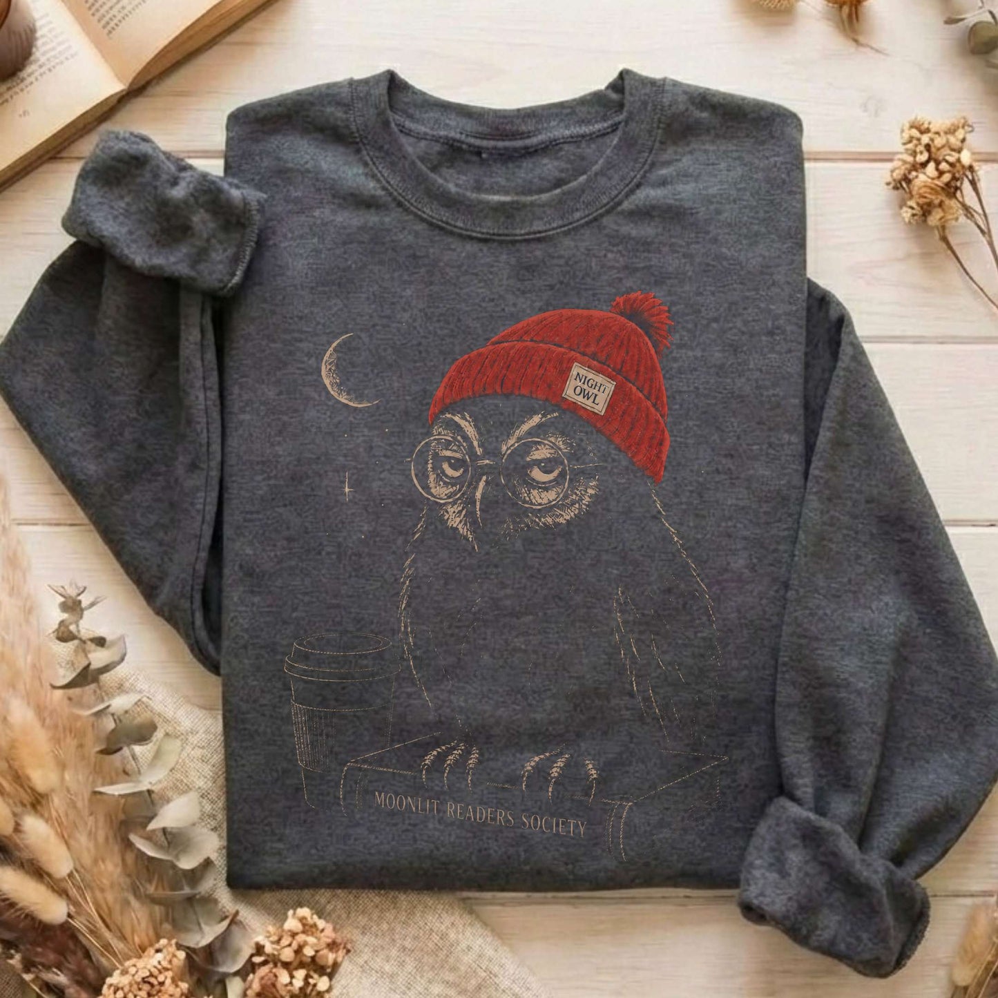 Moonlit Readers Society Night Owl Sweatshirt