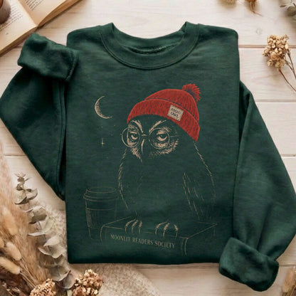 Moonlit Readers Society Night Owl Sweatshirt