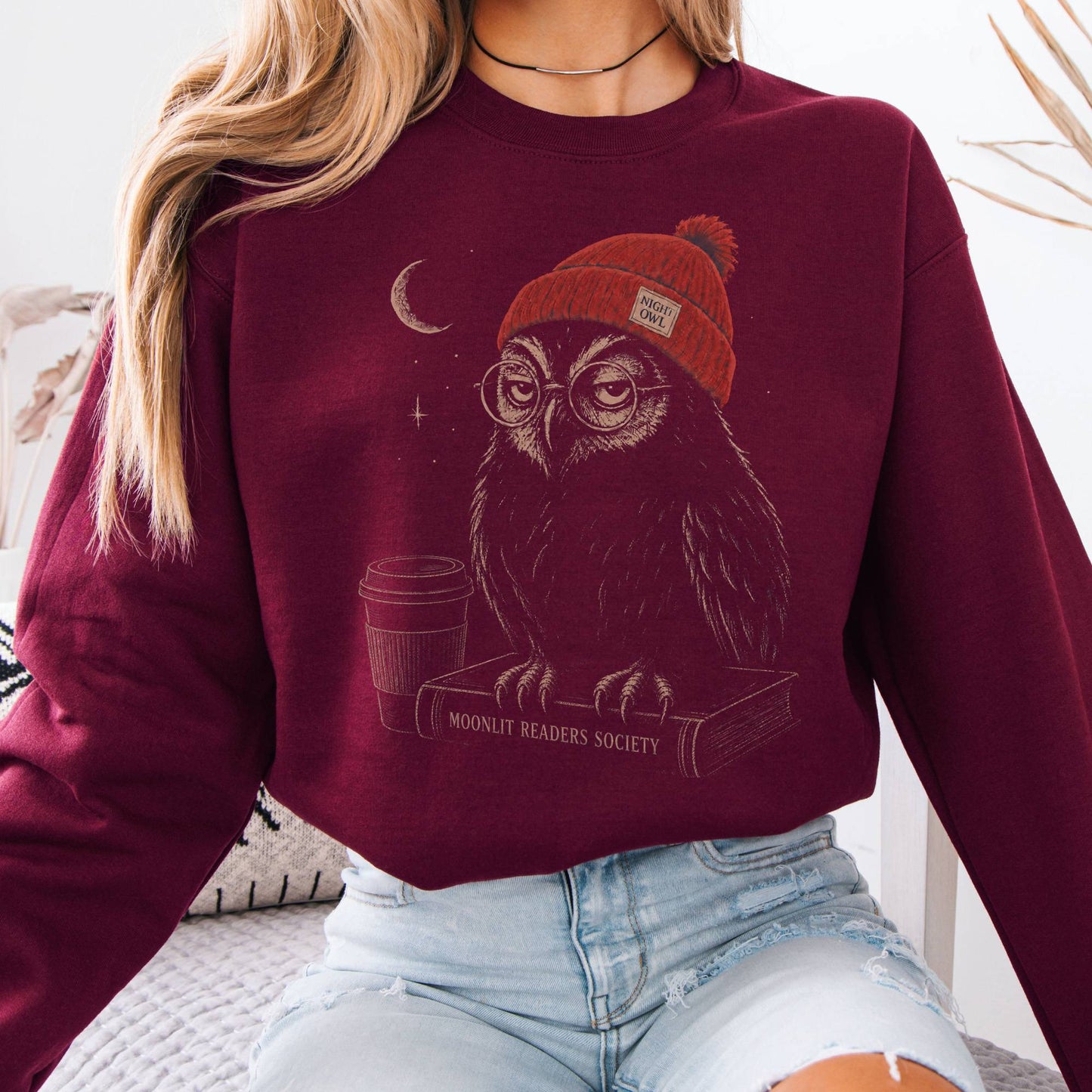 Moonlit Readers Society Night Owl Sweatshirt