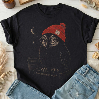 Moonlit Readers Society Night Owl T-Shirt