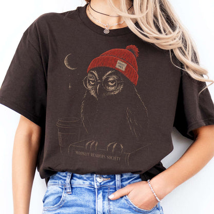 Moonlit Readers Society Night Owl T-Shirt