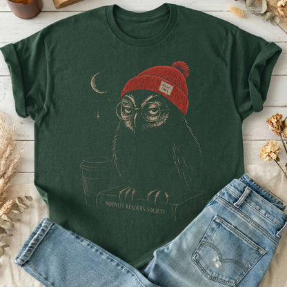 Moonlit Readers Society Night Owl T-Shirt