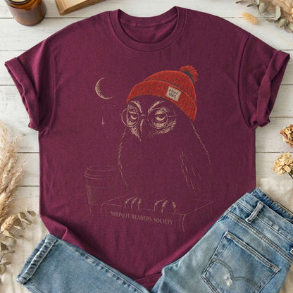 Moonlit Readers Society Night Owl T-Shirt