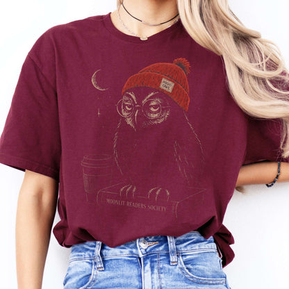 Moonlit Readers Society Night Owl T-Shirt