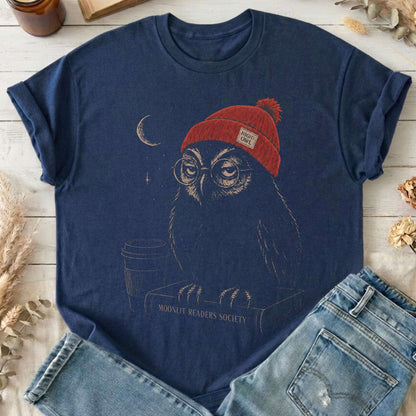 Moonlit Readers Society Night Owl T-Shirt