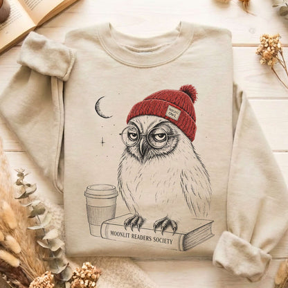 Moonlit Readers Society Night Owl Sweatshirt